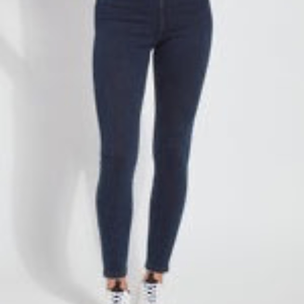 Lysse'  Toothpick Denim Jean Leggings Indigo NWT Size L